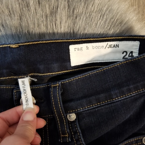 Rag and Bone 10 in crop flare size 24 - Picture 2 of 7